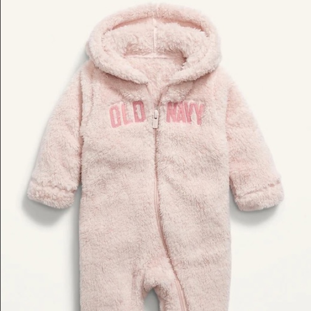 Cozy Sherpa Logo One Piece For Baby
